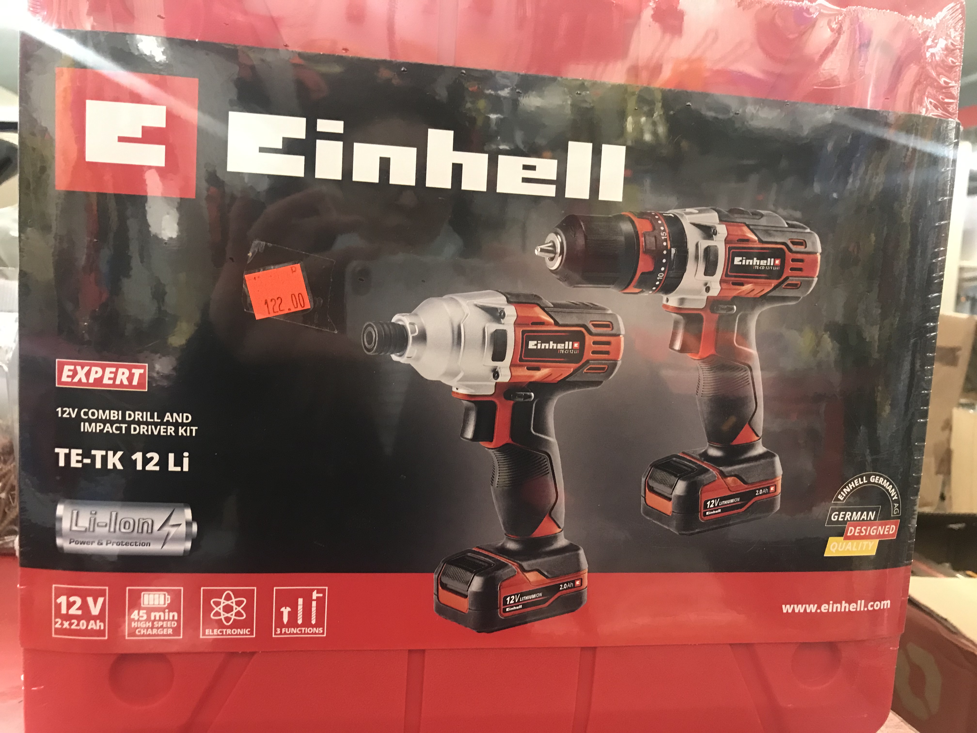 Einhell 12v Combi Drill & 12v Impact Driver Twin Pack