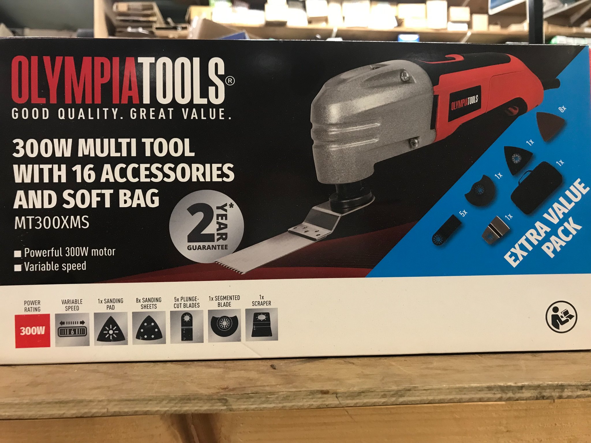 Olympia 300W Multi Tool with Accessories